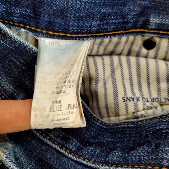 Japan Blue Jeans Distressed Selvedge Sz 31 - Picture 11 of 14